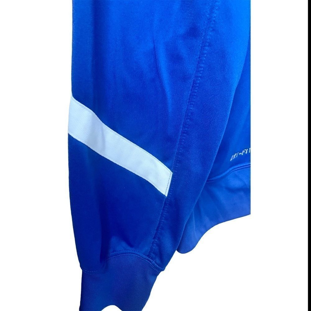 NIKE Blue & White Athletic Jacket With Dri-fit Size S/M NEW - Picture 6 of 16